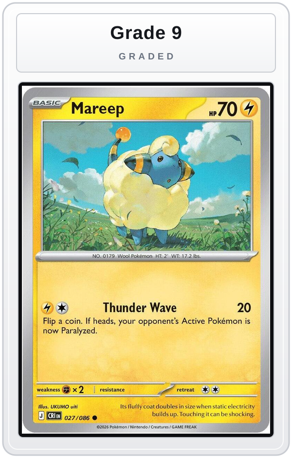 Graded - Mareep — Grade 9 graded overlay