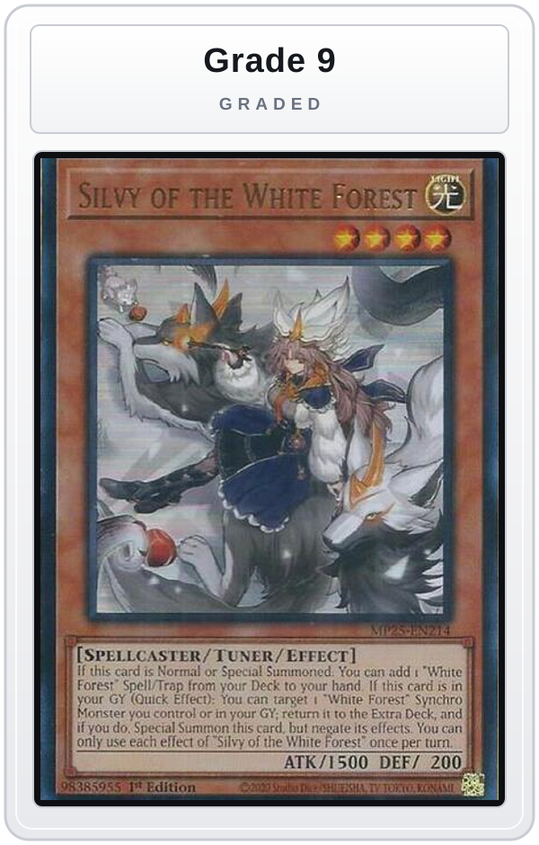 Graded - Silvy of the White Forest — Grade 9 graded overlay