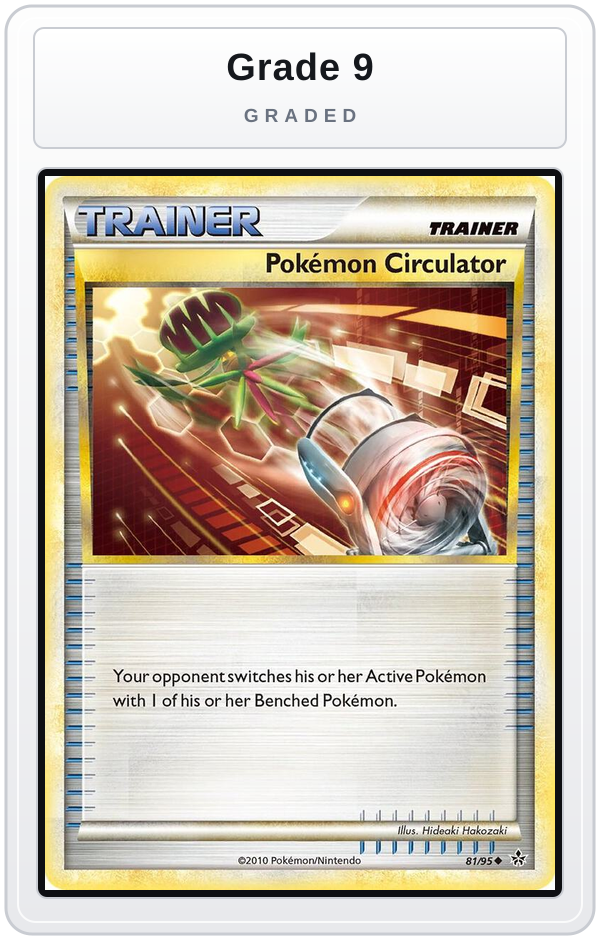 Graded - Pokemon Circulator — Grade 9 graded overlay