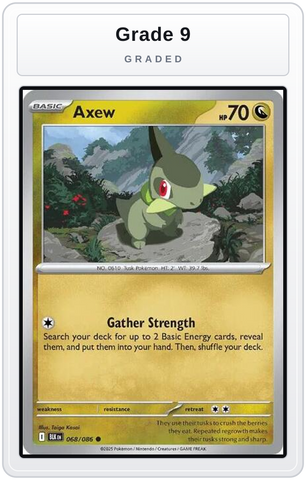 Graded - Axew — Grade 9 graded overlay