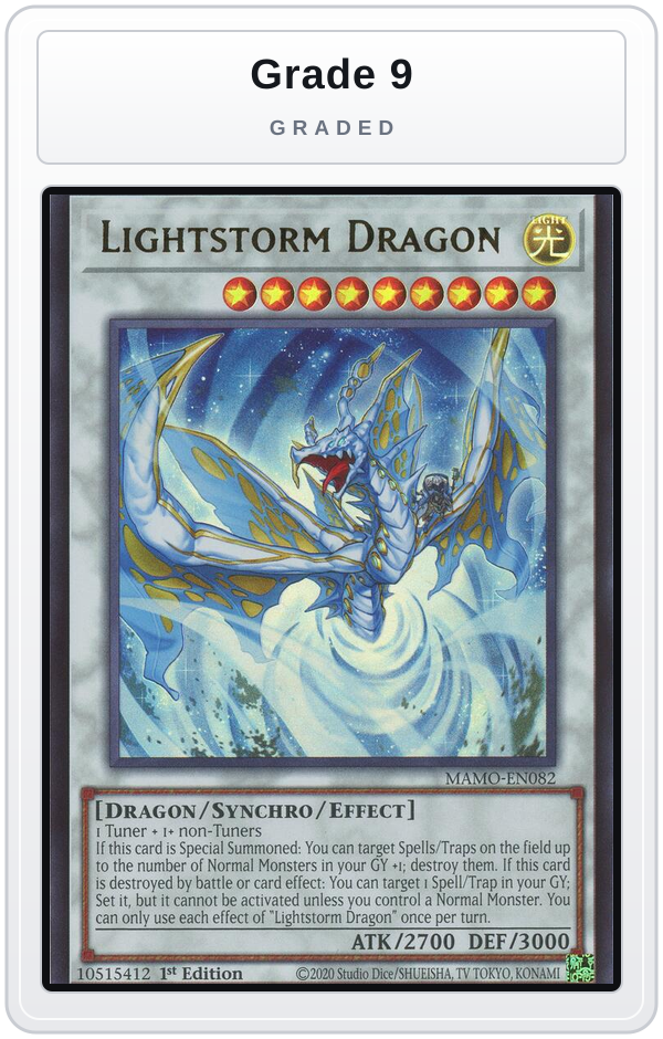 Graded - Lightstorm Dragon — Grade 9 graded overlay