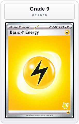 Graded - Basic Lightning Energy — Grade 9 graded overlay