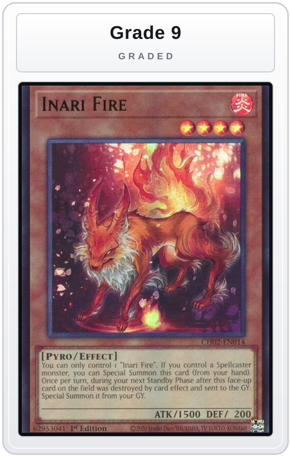Graded - Inari Fire — Grade 9 graded overlay