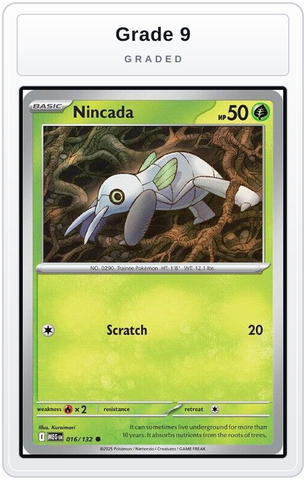 Graded - Nincada — Grade 9 graded overlay