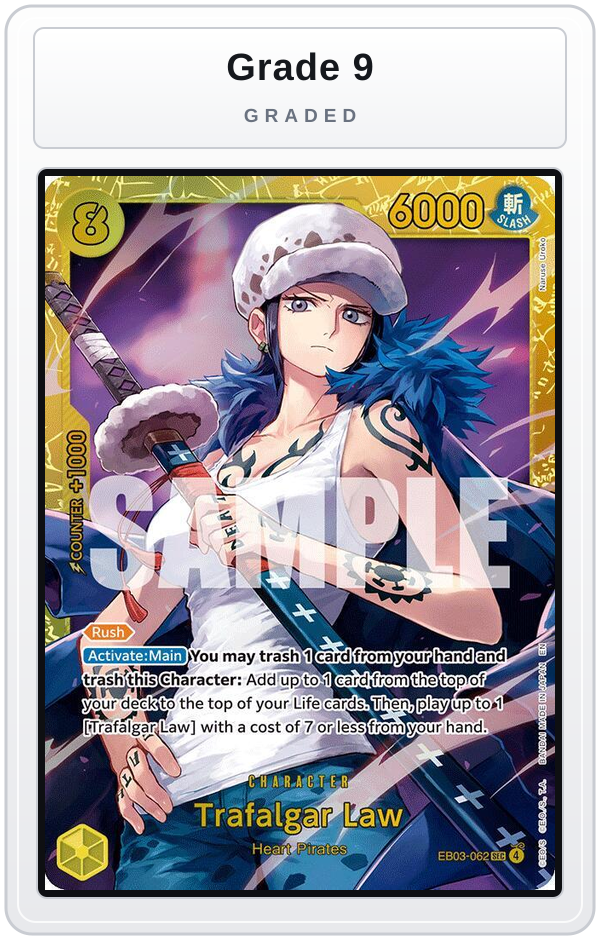 Graded - Trafalgar Law — Grade 9 graded overlay