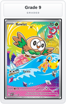 Graded - Rowlet - 043 — Grade 9 graded overlay