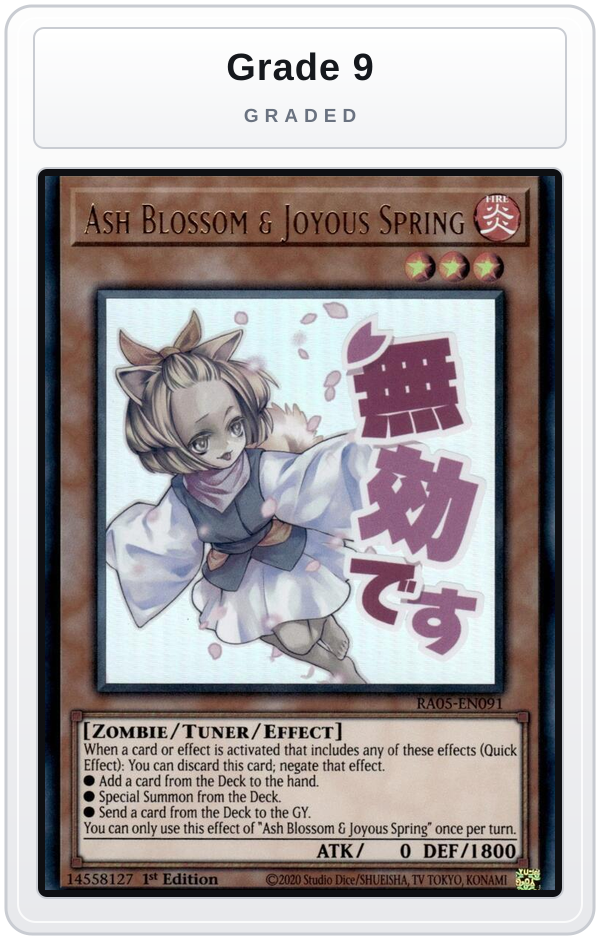 Graded - Ash Blossom & Joyous Spring — Grade 9 graded overlay