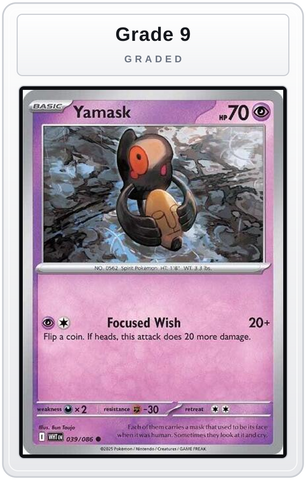 Graded - Yamask — Grade 9 graded overlay