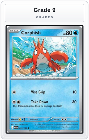 Graded - Corphish — Grade 9 graded overlay