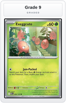 Graded - Exeggcute — Grade 9 graded overlay