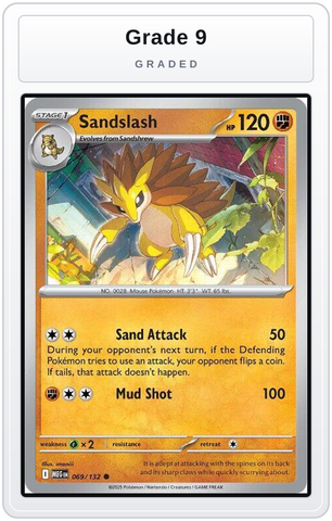Graded - Sandslash — Grade 9 graded overlay