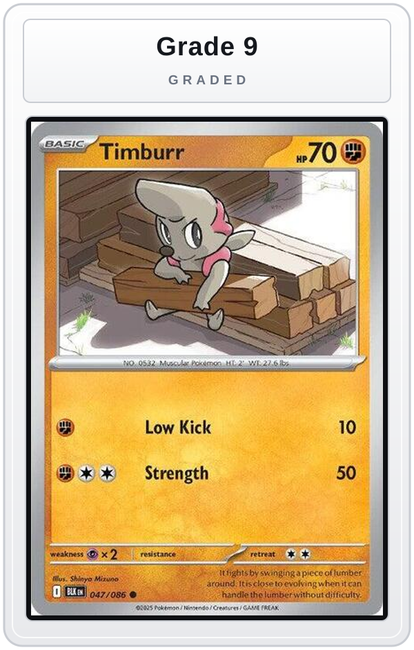 Graded - Timburr — Grade 9 graded overlay