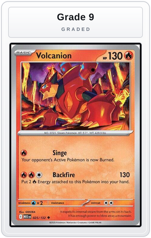 Graded - Volcanion — Grade 9 graded overlay