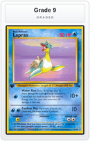 Graded - Lapras (25) — Grade 9 graded overlay