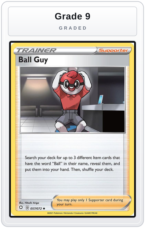 Graded - Ball Guy — Grade 9 graded overlay