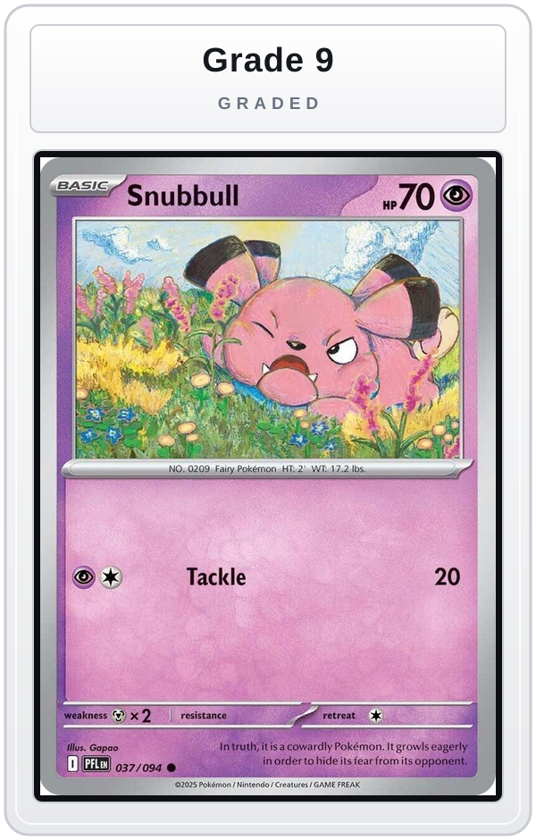 Graded - Snubbull — Grade 9 graded overlay