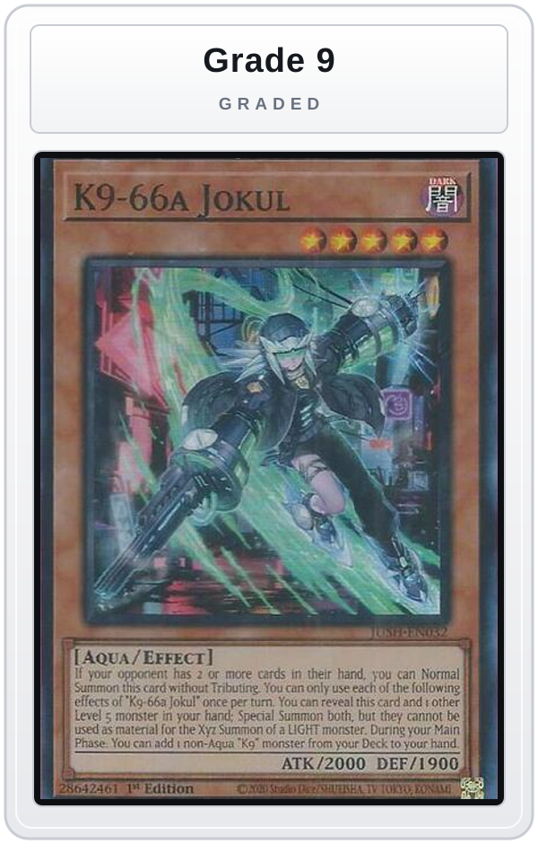 Graded - K9-66a Jokul — Grade 9 graded overlay