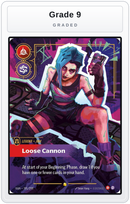 Graded - Jinx, Loose Cannon (Overnumbered) — Grade 9 graded overlay
