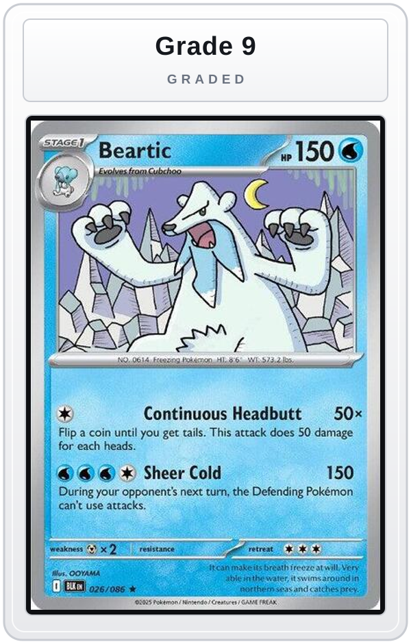 Graded - Beartic — Grade 9 graded overlay