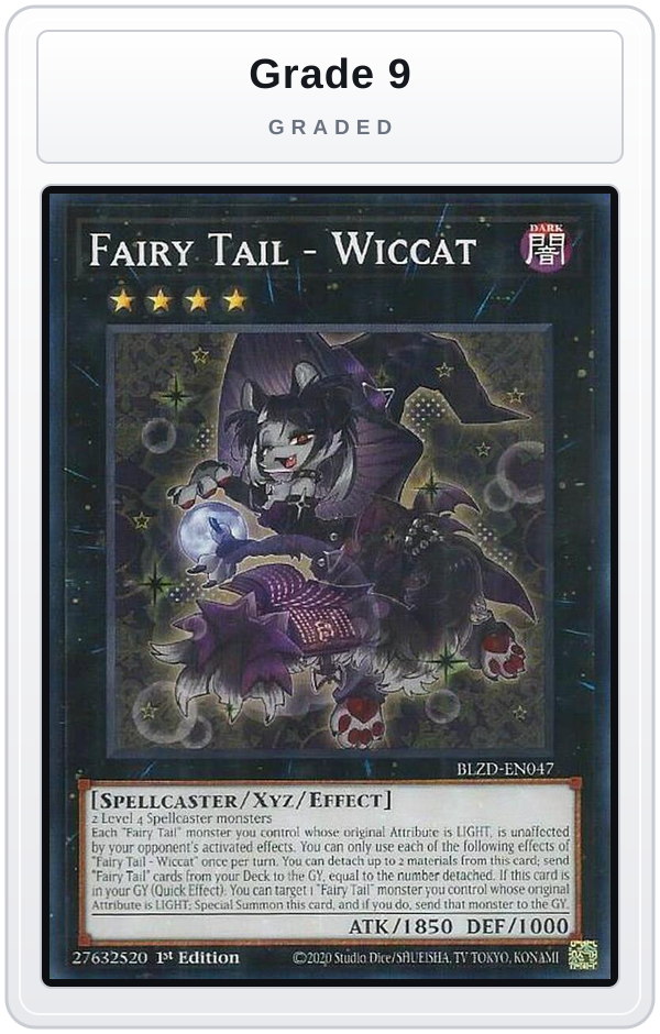 Graded - Fairy Tail - Wiccat — Grade 9 graded overlay