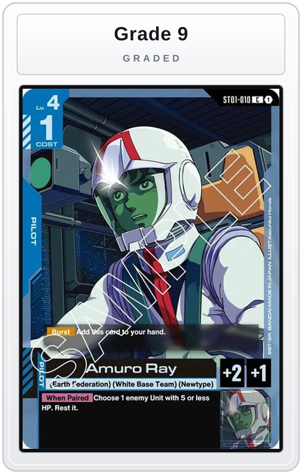 Graded - Amuro Ray — Grade 9 graded overlay