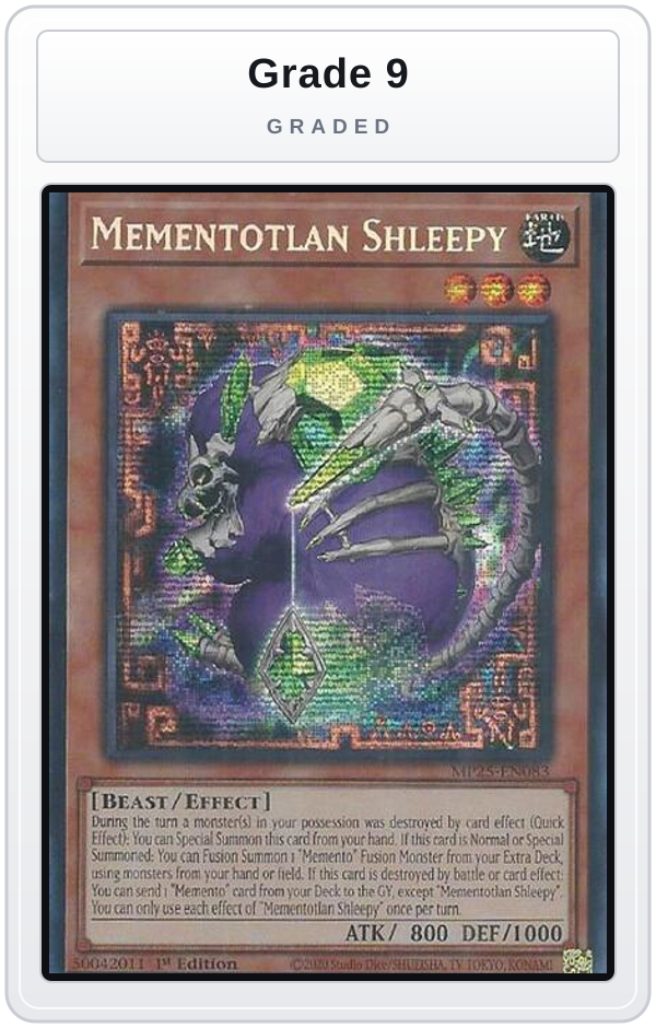 Graded - Mementotlan Shleepy — Grade 9 graded overlay