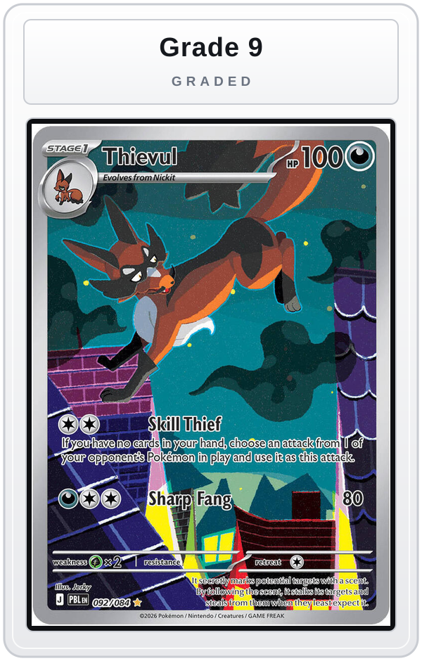 Graded - Thievul - 092/084 — Grade 9 graded overlay