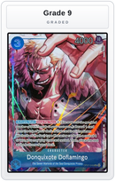 Graded - Donquixote Doflamingo (Seven Warlords of the Sea Binder Set) — Grade 9 graded overlay