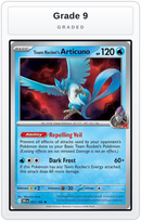 Graded - Team Rocket's Articuno - 051/182 (Non-Holo) — Grade 9 graded overlay