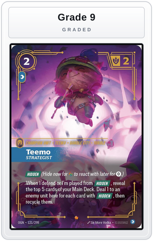 Graded - Teemo, Strategist — Grade 9 graded overlay