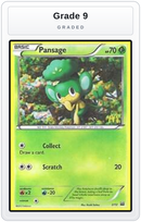 Graded - Pansage - 2/12 — Grade 9 graded overlay
