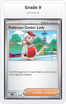 Graded - Pokemon Center Lady — Grade 9 graded overlay