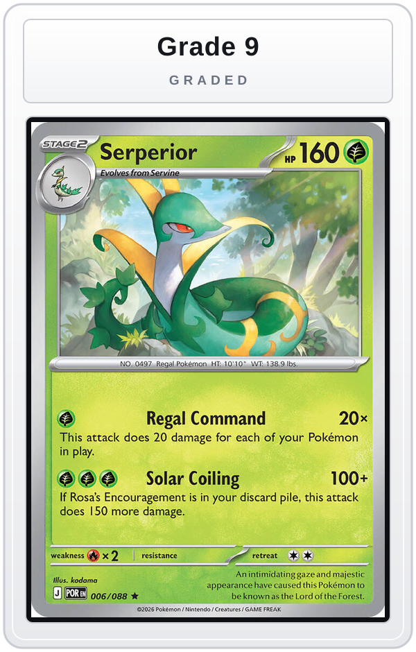 Graded - Serperior — Grade 9 graded overlay