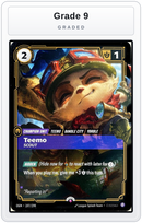 Graded - Teemo, Scout — Grade 9 graded overlay