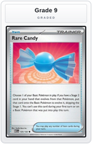 Graded - Rare Candy - 125/132 — Grade 9 graded overlay