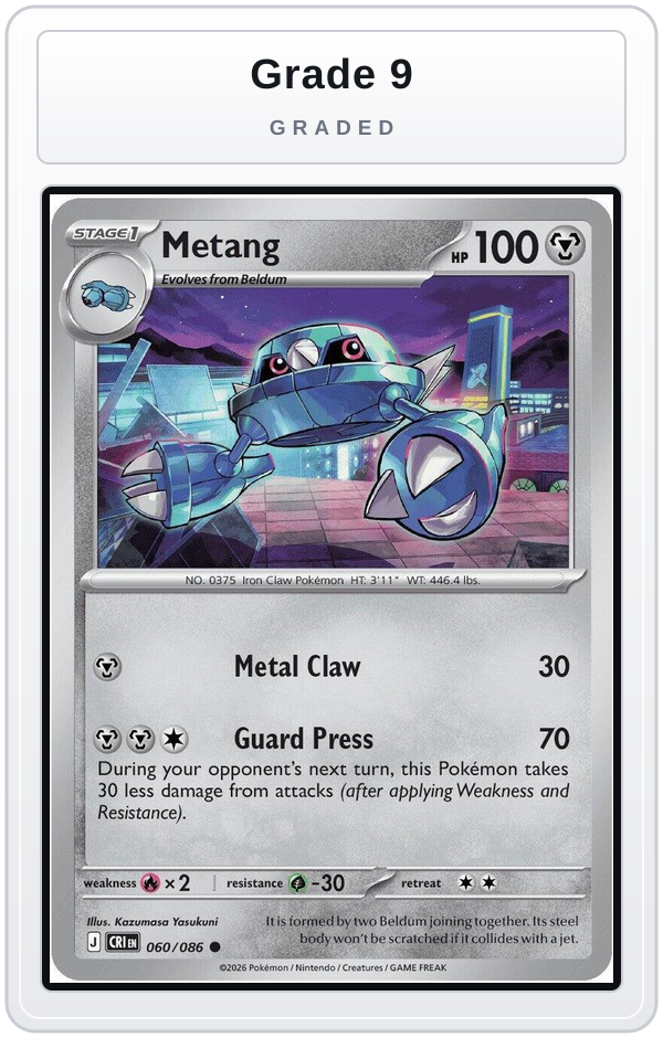 Graded - Metang - 060/086 — Grade 9 graded overlay