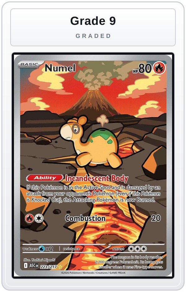 Graded - Numel - 223/217 — Grade 9 graded overlay