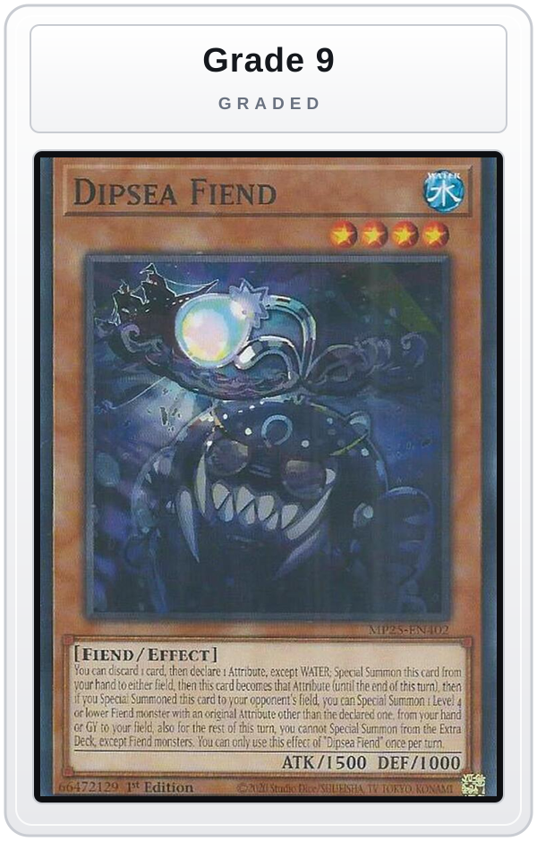Graded - Dipsea Fiend — Grade 9 graded overlay