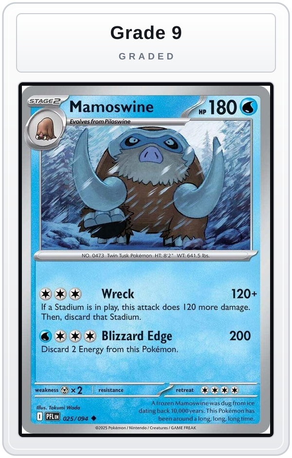 Graded - Mamoswine — Grade 9 graded overlay