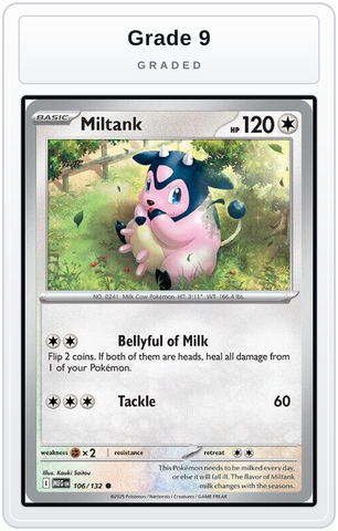 Graded - Miltank — Grade 9 graded overlay