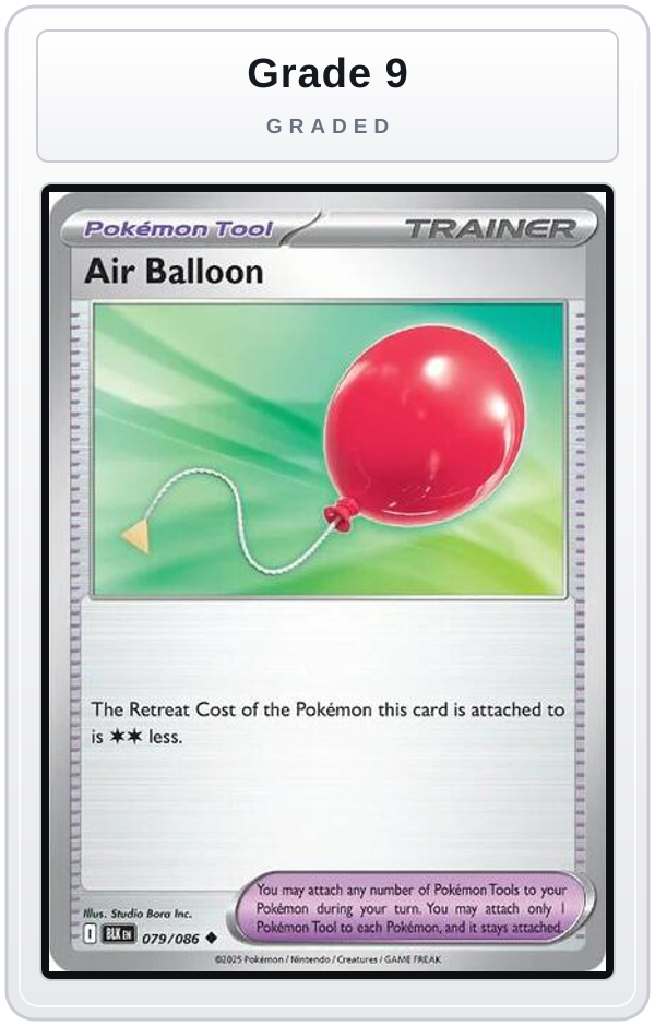 Graded - Air Balloon — Grade 9 graded overlay