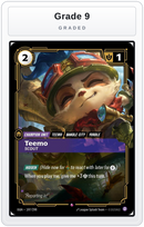 Graded - Teemo, Scout — Grade 9 graded overlay
