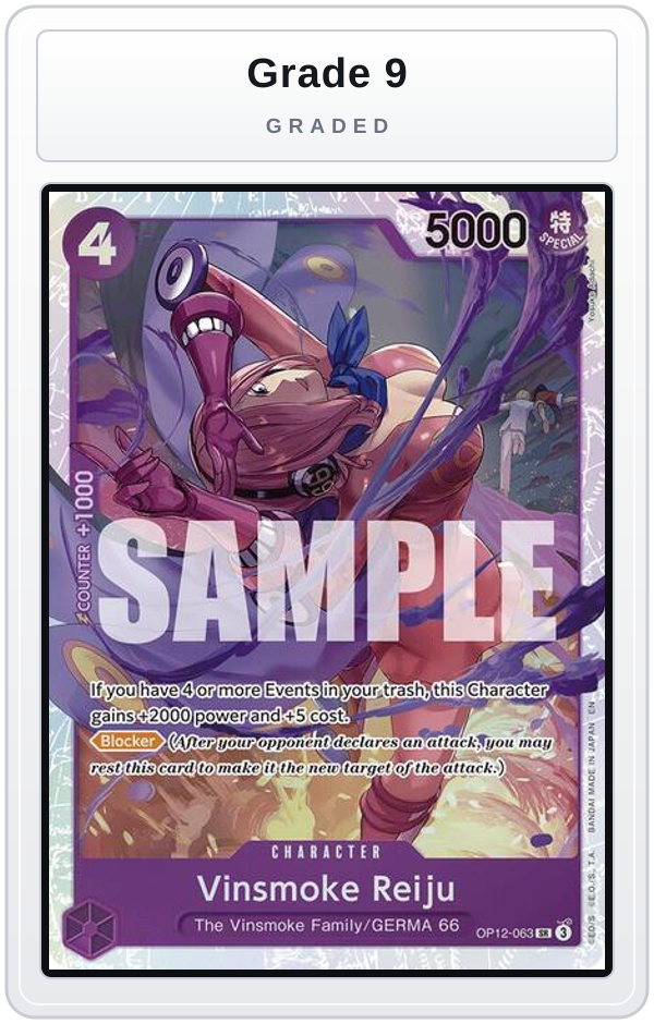 Graded - Vinsmoke Reiju — Grade 9 graded overlay