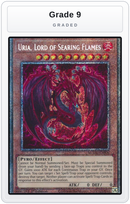 Graded - Uria, Lord of Searing Flames (Starlight Rare) — Grade 9 graded overlay
