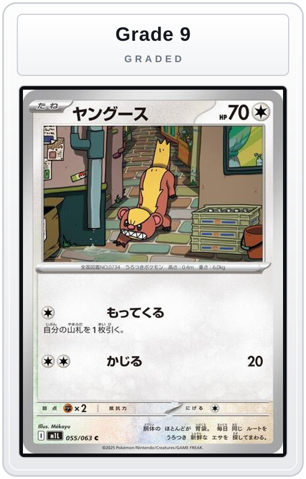 Graded - Yungoos — Grade 9 graded overlay