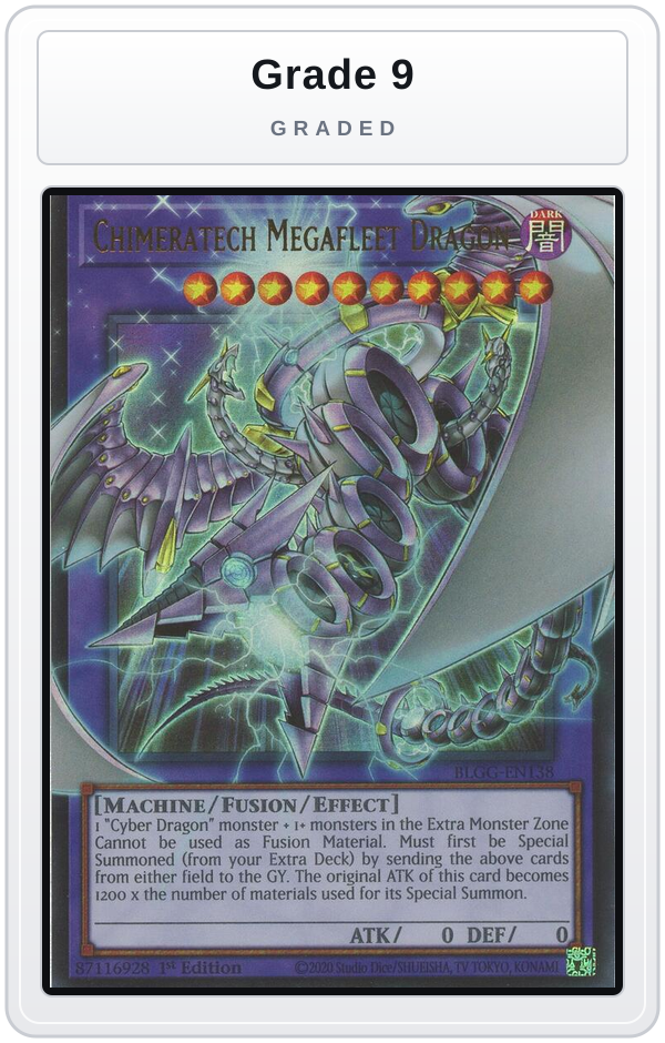 Graded - Chimeratech Megafleet Dragon — Grade 9 graded overlay