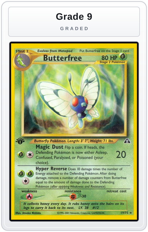 Graded - Butterfree — Grade 9 graded overlay