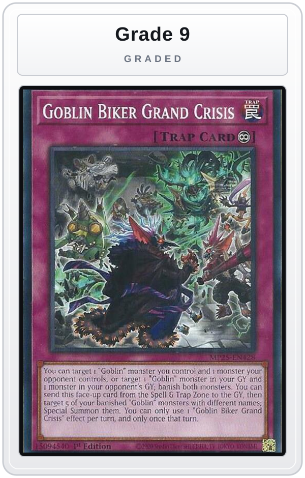 Graded - Goblin Biker Grand Crisis — Grade 9 graded overlay