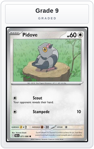 Graded - Pidove — Grade 9 graded overlay