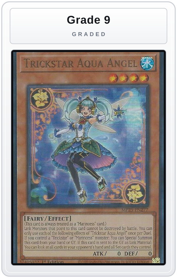 Graded - Trickstar Aqua Angel — Grade 9 graded overlay
